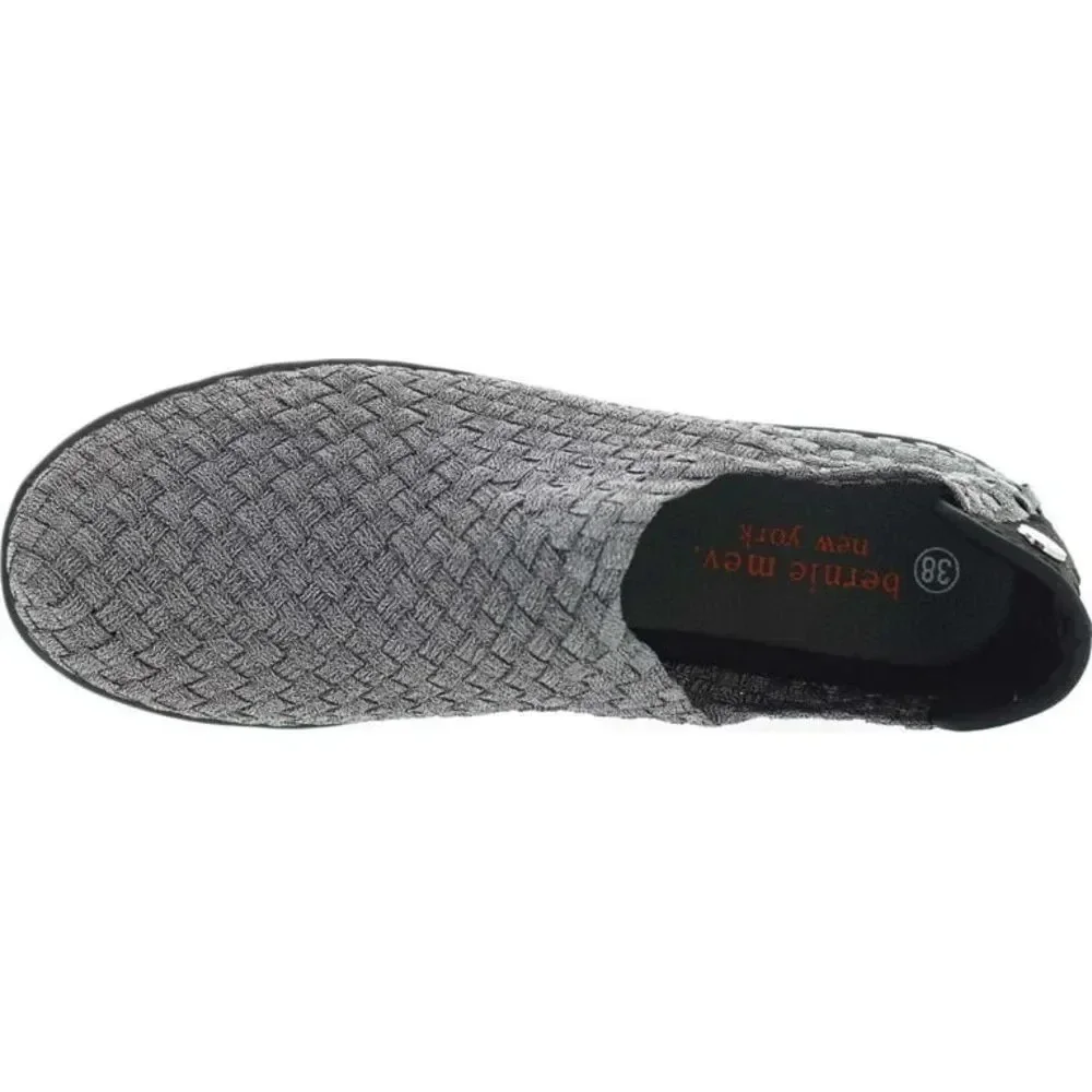 Bernie Mev Gem Wedge Greyish Blue Size 11